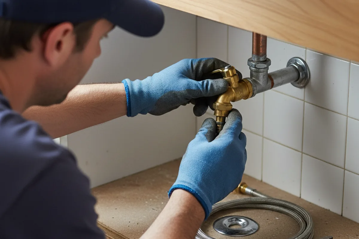 Shutoff valve and fitting work during Emergency Plumbing in Scotts Mills